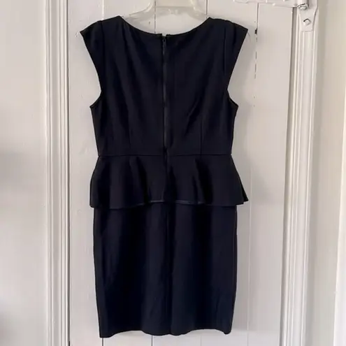 Alice + Olivia  Employed Victoria Navy Blue Peplum Dress