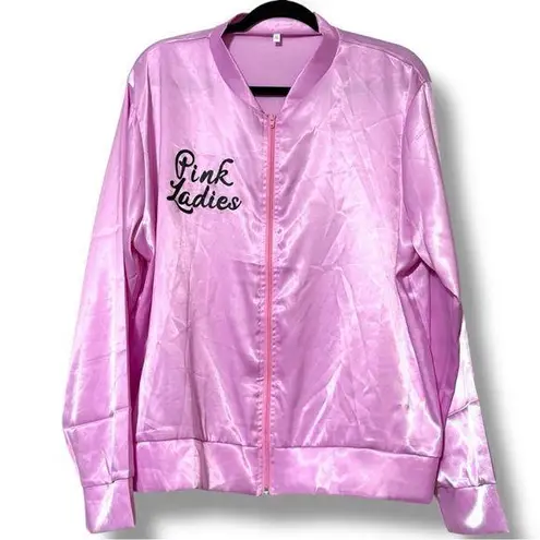 Pink Ladies size 2XL lightweight dress up costume jacket Grease Sandy halloween