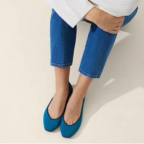 Rothy's The Square Retired Color Pacific Blue Loafers