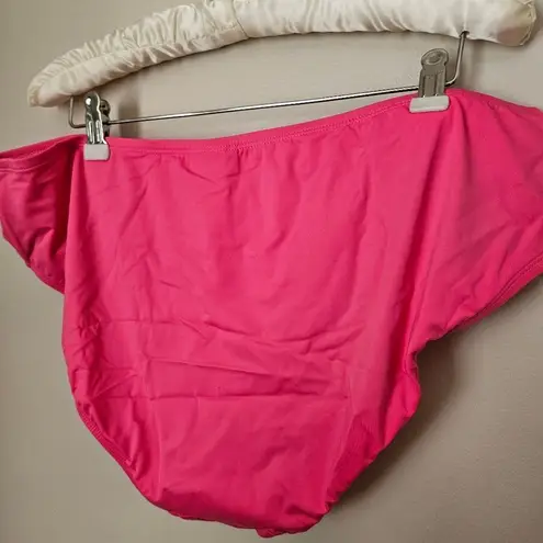 ANDIE Swim The Bikini Bottom Rou Pink Casual Vacation Beach Pool Style # AB370