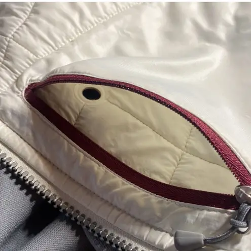 Smartwool Lightweight Cream & Gray Merino Wool Jacket