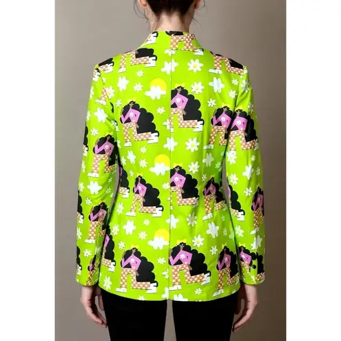 Nooworks Cotton Poplin Blazer, Checkered Ladies, Small