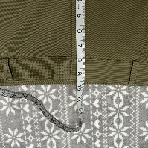 Veronica Beard New Blossom Skinner Biker In Army Green Dark Size 2