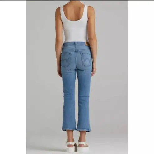 Edwin NWT Journey Wash Blue Cassia Mini Boot Cropped Jeans Size 31