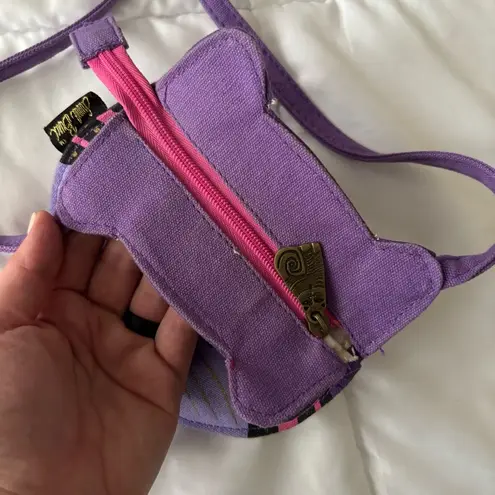 Laurel Burch Purple and Pink Cat Face Bag