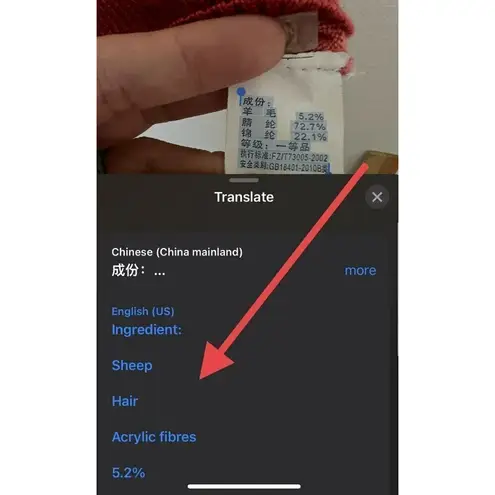 Vintage sheep hair dress sweater SMALL multi Long Sleeve comfy cozy crew neck Blue