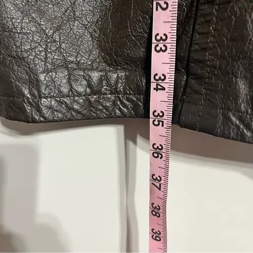 Women’s Vintage Pelle New York Milano Brown Leather Jacket Coat Size Large