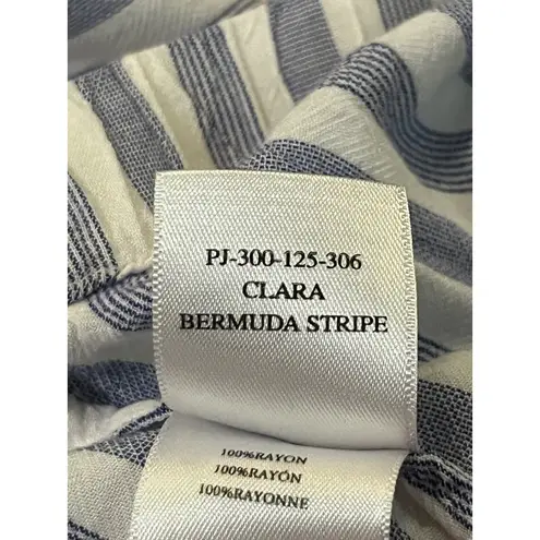 Rails Sleep Lounge Pants Womens Small Petite Blue Striped Rayon Pajama Bottoms