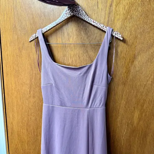 Birdy Grey NEW Alex Convertible Bridesmaid Dress Crepe Dark Mauve Small NWT