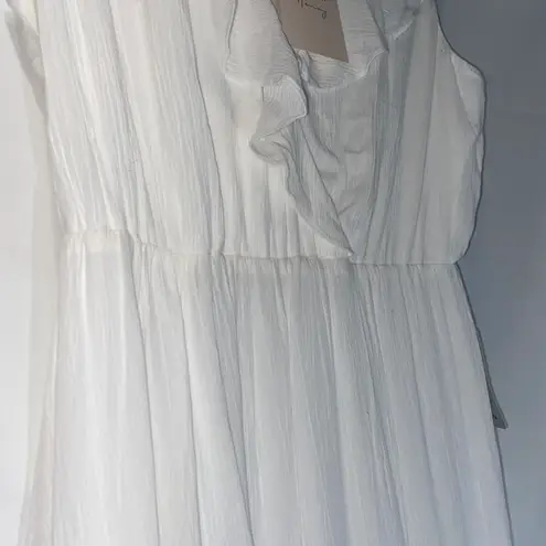 Charles Henry Ruffle Trim Dress Women’s Large