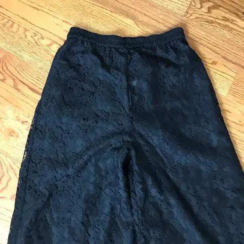 Black Lace Dress Pants Size M