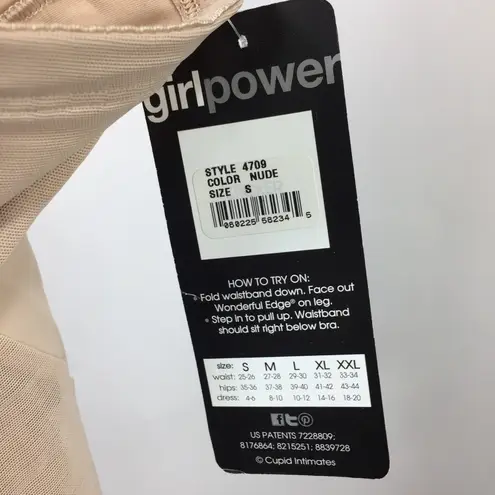 TC Fine Intimates 4709 Girl Power Hi Waist Sheer Thigh Slimmer Nude Small