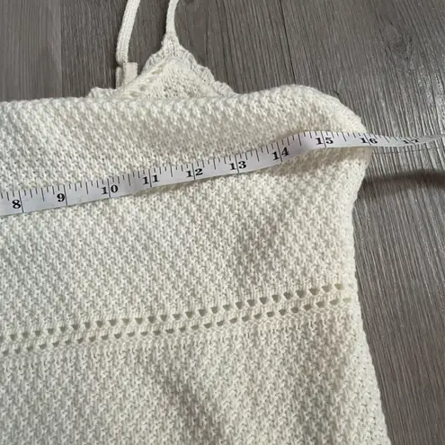 NWT Freshman 1996 Ivory Knit Midi Dress size Small White