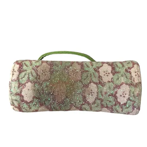 tic. tok Floral Miniature Top Handle Satchel Purse Collectible Sparkly Decor