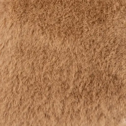 NEW Muk Luks Kirstey Faux Fur Slide Platform Slides in Irish Cream Size Medium