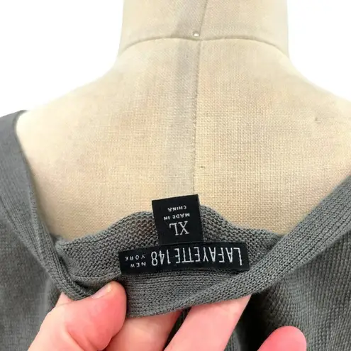 Lafayette 148 Lafayette 148 New York Charcoal Gray Linen Tank Top Size XL