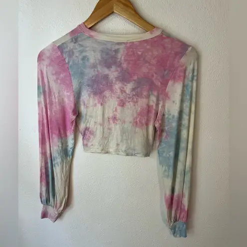 Beach Riot  Marley Crop Top in Light Tie Dye in Size XS