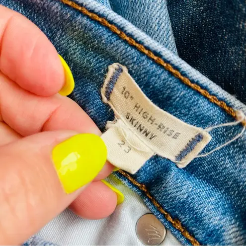 Madewell  10" High-Rise Skinny Denim Jeans Blue Sz 23