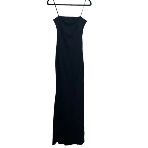 Katie May NEW NWT Mary Kate Strapless Drape Back Gown Black