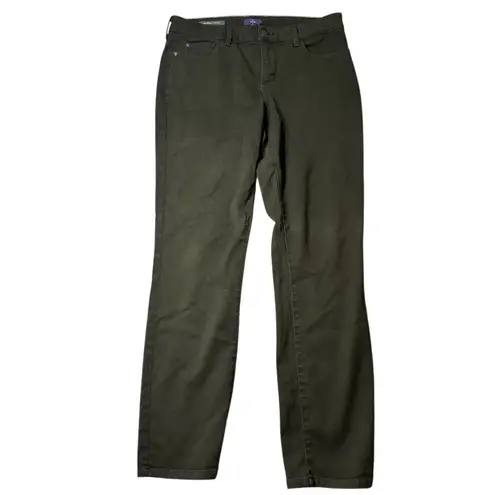NYDJ OLive green ALINA Legging slim skinny Jeans size 10