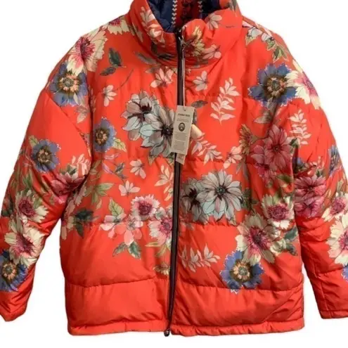 Johnny Was Fyson down/ duck feather fill reversible puffer parka jacket NWT