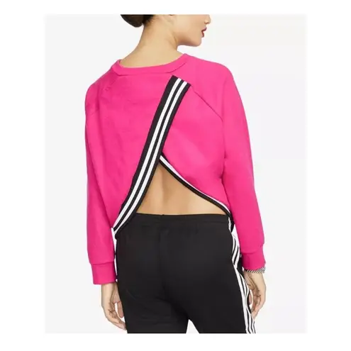 RACHEL Rachel Roy Yasmin Cross Back Sweatshirt Size Medium Pink