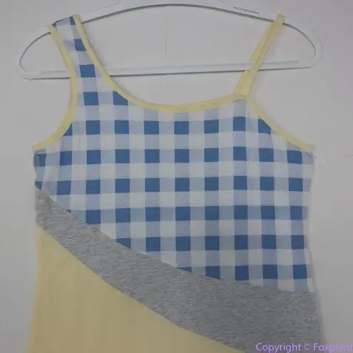 Vintage Autumn Deer 100% cotton sleep gown/ dress, XXS Blue