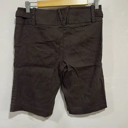 Bebe  brown linen shorts