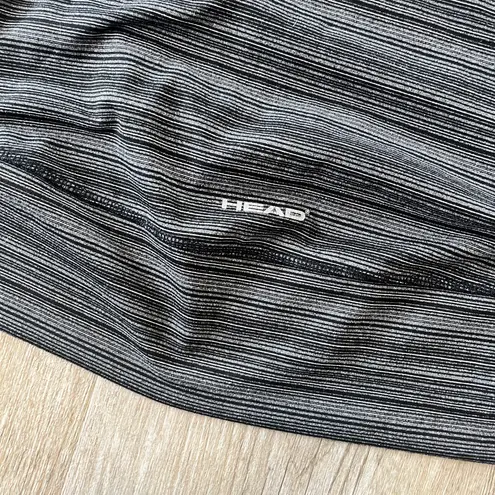 Head Womens Black Stripe Hoodie - XS