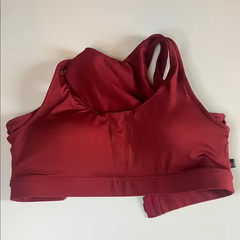 Free People Movement Strappy Sports Bra Red Size Medium