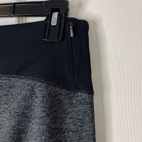 Tuff Athletics Mid-rise Spacedye Athletic Leggings (Black Spacedye) - Medium