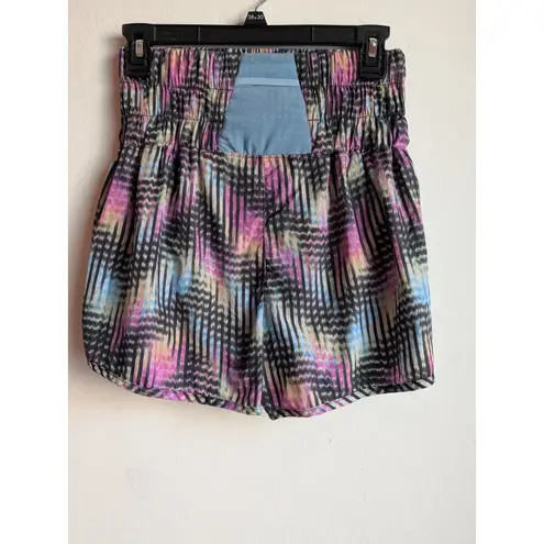 FP Movement The Way Home Shorts Women's Multi Ribbed Elastic Waist Pull On Sz M Pink Size M - Image 3