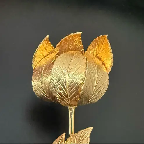 Vintage CORO Textured Gold