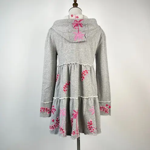 Johnny Was NWOT Cassia Floral Embroidered Full Zip Tiered Hoodie Sweatshirt XS