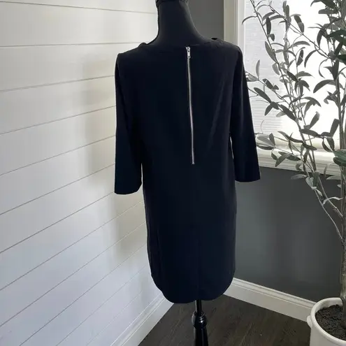 BB Dakota Black 3/4 Sleeve Shift Dress / Size Small