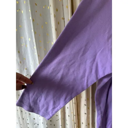 Coldwater Creek Best 100% Egyptian Cotton Boat Neck Quarter Sleeve Top XL