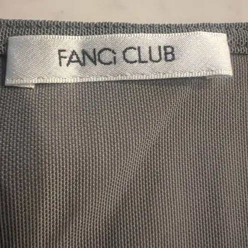NWOT FANCI CLUB Gray micro mini asymmetrical skirt Small $300