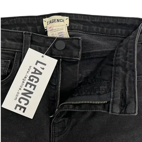 L'Agence  Margot High Rise Ankle Skinny Jeans
Black Coal Casual Size 25 NEW