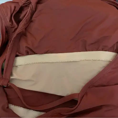 La Blanca Island Goddess One Shoulder Keyhole Tankini Top Size 20W