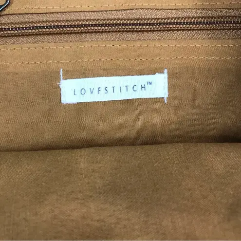 Lovestitch  Day Trip Tote Bag Canvas Beaded Boho Chick Resort Cottagecore Fairy