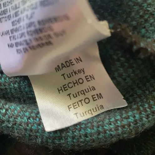 Love moschino Wool Cashmere Angora Aztec Dress Long Sweater Size L Ladies