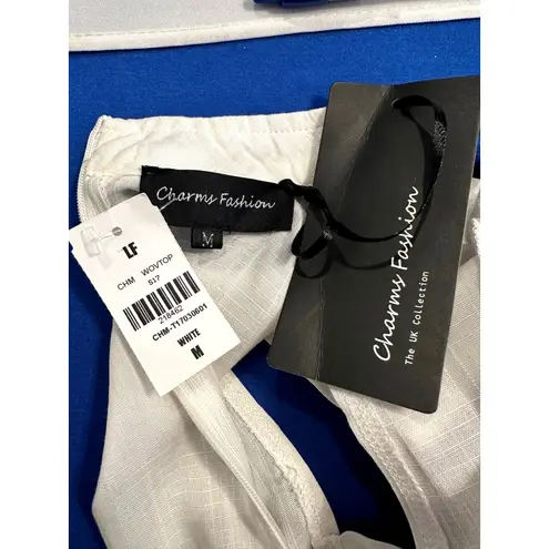 Charms Fashion Choker Crop Top V