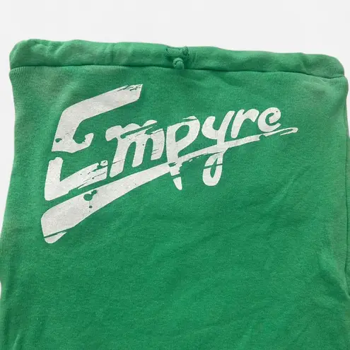 Empyre Y2K Skater Babe Strapless Drawstring Tube Top – Made in USA (Medium) Green