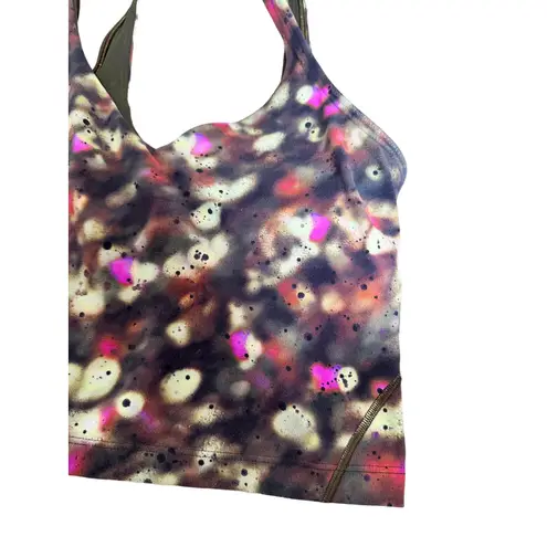 Lululemon  Women's Align Crop Tank Top Soft‎ Focus Splatter Multi Stretch Size 2