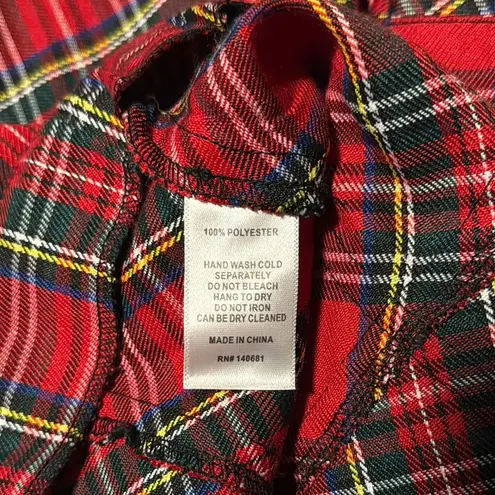 Unique Vintage NEW High Waist Plaid Skirt Size Medium 6-8