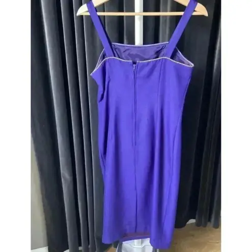 Alex Evenings ROYAL BLUE MOTHER OF THE BRIDE DRESS AND JACKET WITH JEWELS 10P