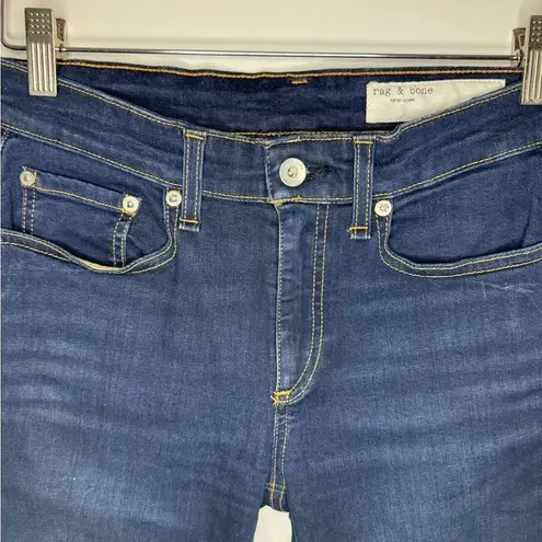 Rag and Bone  Cate Mid-Rise Ankle Skinny in Carmen Wash