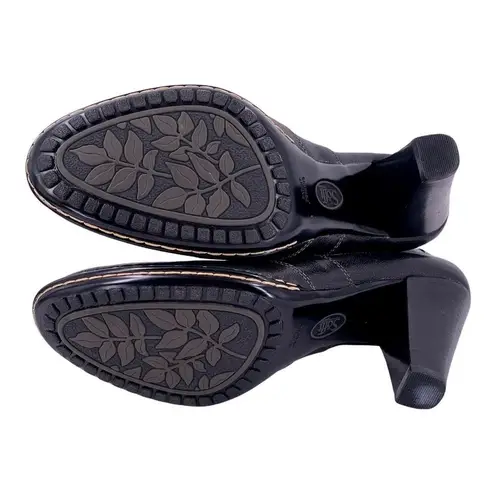 Sofft SIMOLA Black Leather Ankle Booties Size 10