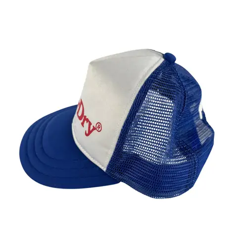 Superdry Trucker Hat Mesh Snapback OSFM Royal Blue White Red Logo Y2K Style
