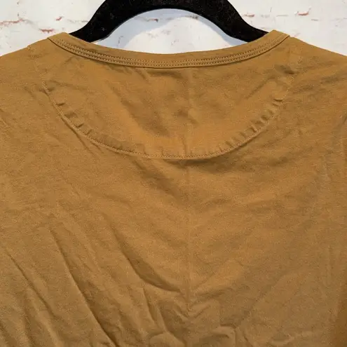 Filson Shirt Womens XS Casual Tan Caramel Crewneck Short Sleeve Basic Tee